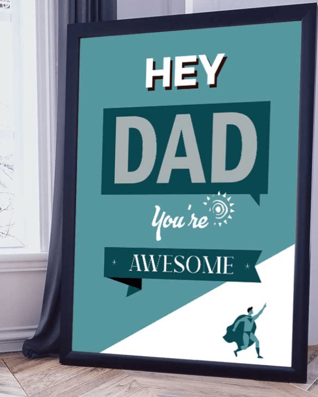 hey dad you are awesome plakat